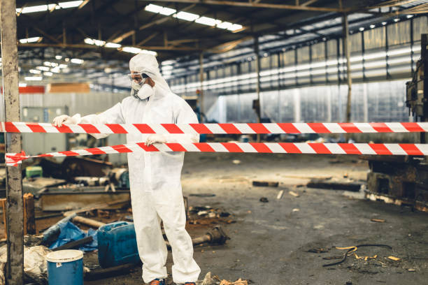 Professional Unattended Death Cleanup technician working in Clementon, NJ